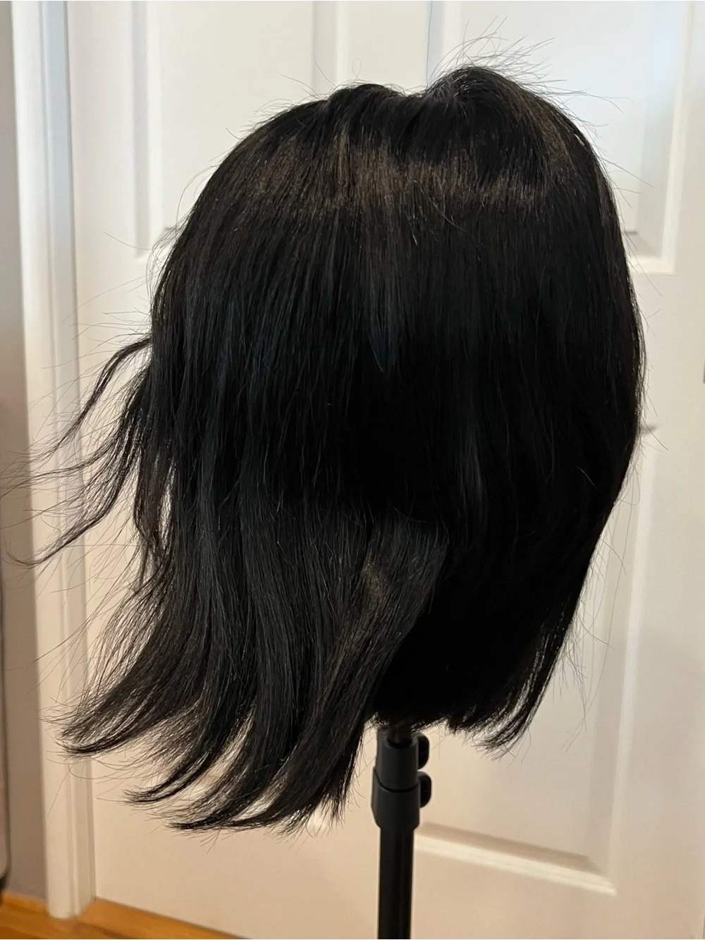 10” Natural Black Human Hair Bob Wig 13x4 HD Lace Front Glueless‎ 180% #UA7